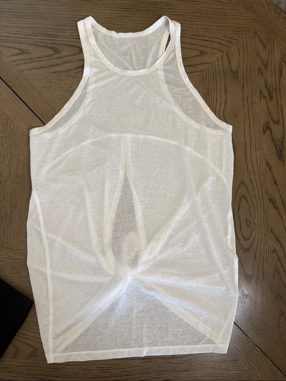 Lululemon active topSheer White Racerback Tank Top